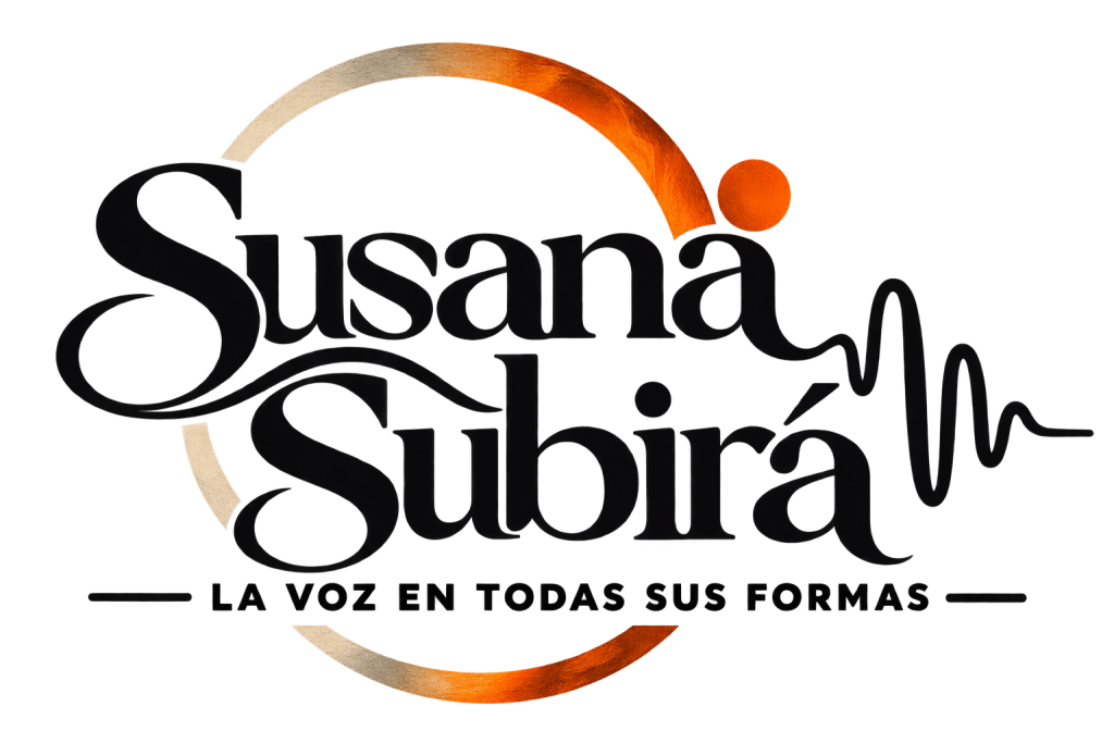 Logotipo Susana Subirá en tonos cálidos